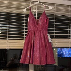 Macy's Pink Glitter Dress